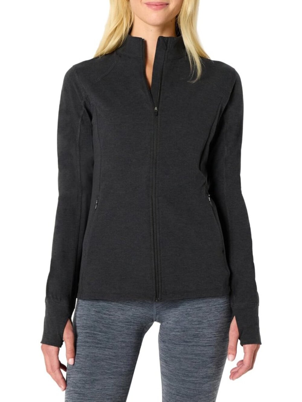 Lightweight Zip-Up Athletic Jacket for Women | Soft Performance Running